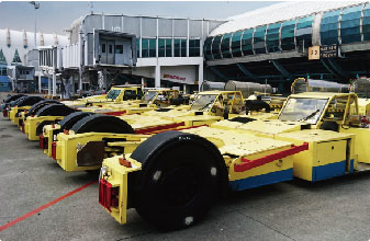 無拖桿飛機專用拖車