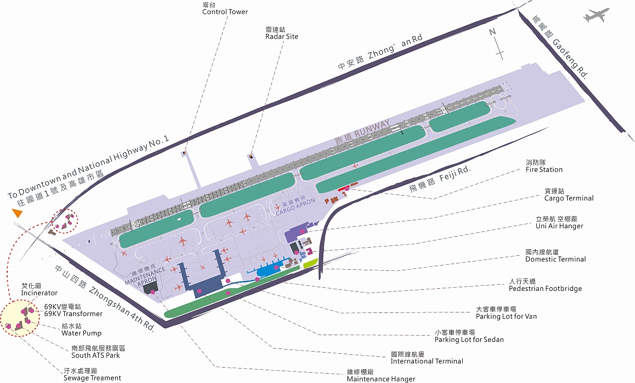 Airport Layout Map